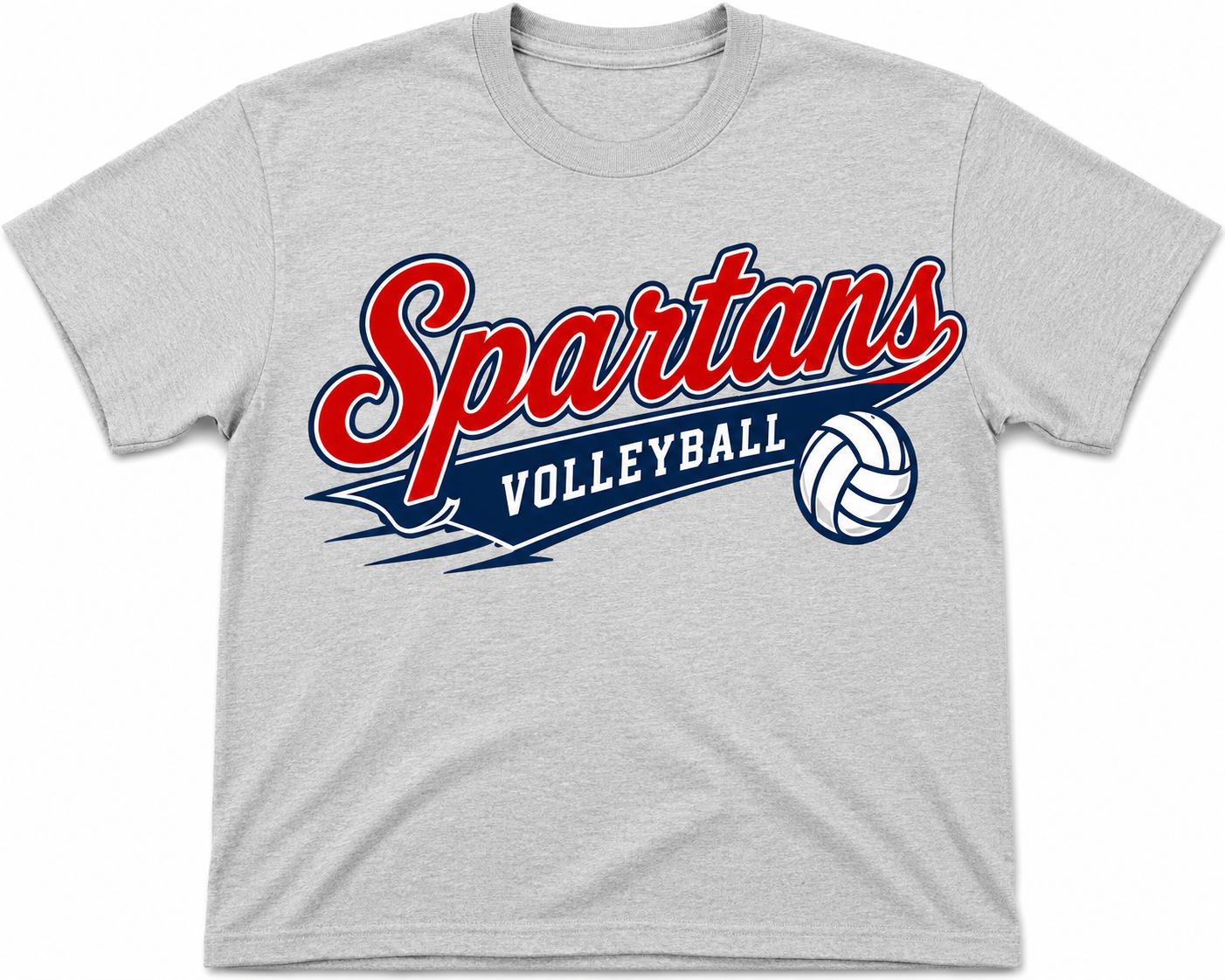 Spartans classic volleyball shirt