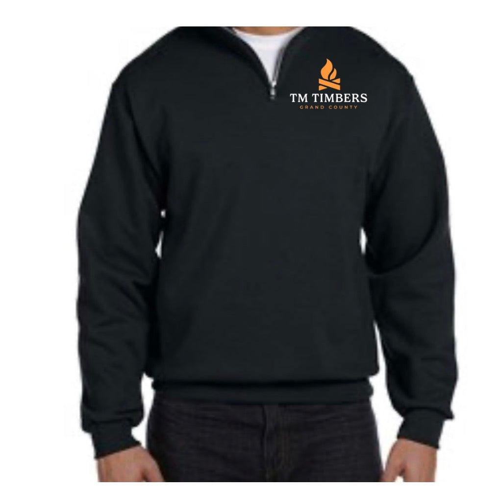 Tm Timbers Quarter Zip pullover Embroidered