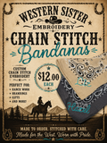 Chain stitch Bandanas