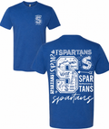 Blue Spartans shirt