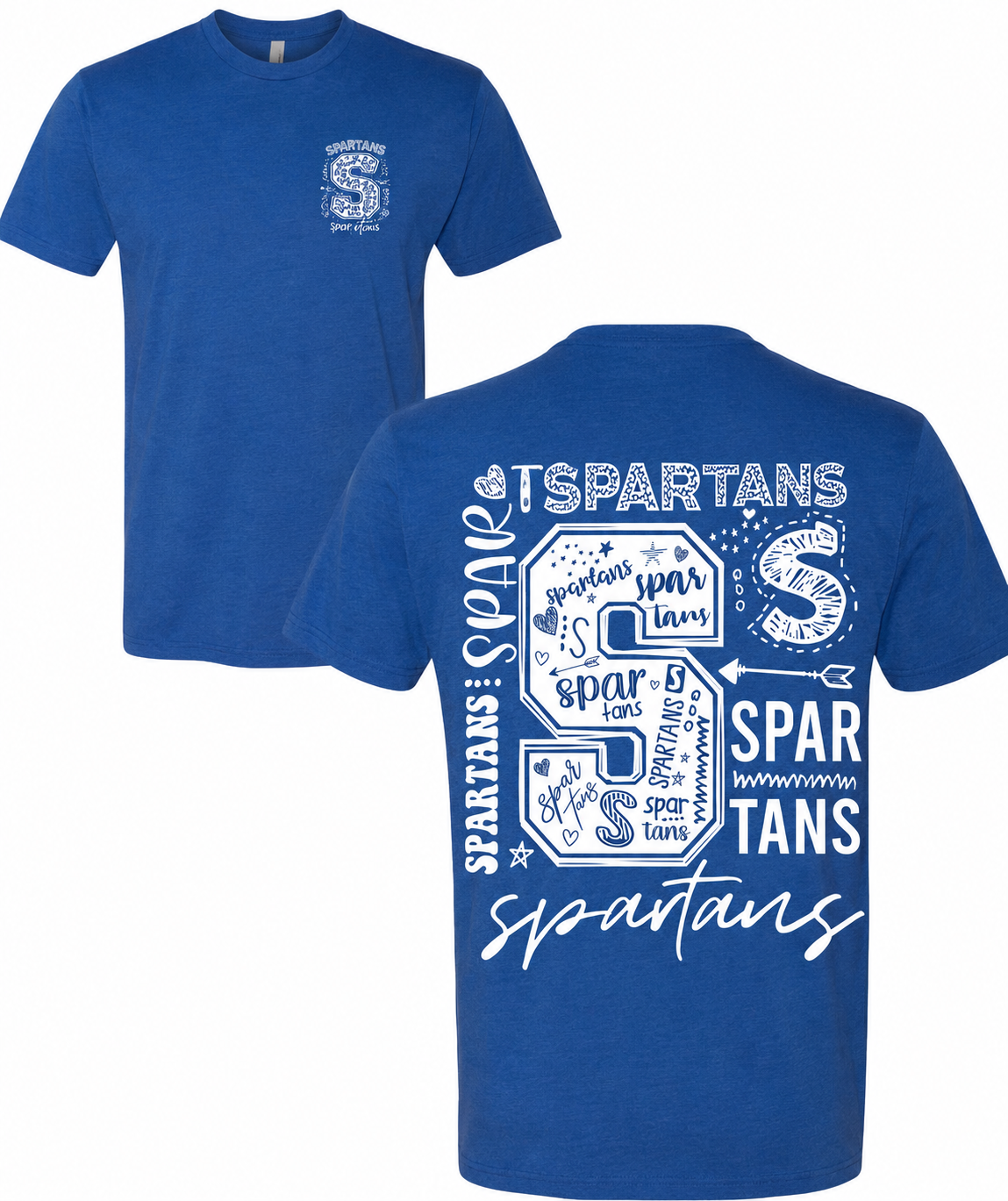 Blue Spartans shirt