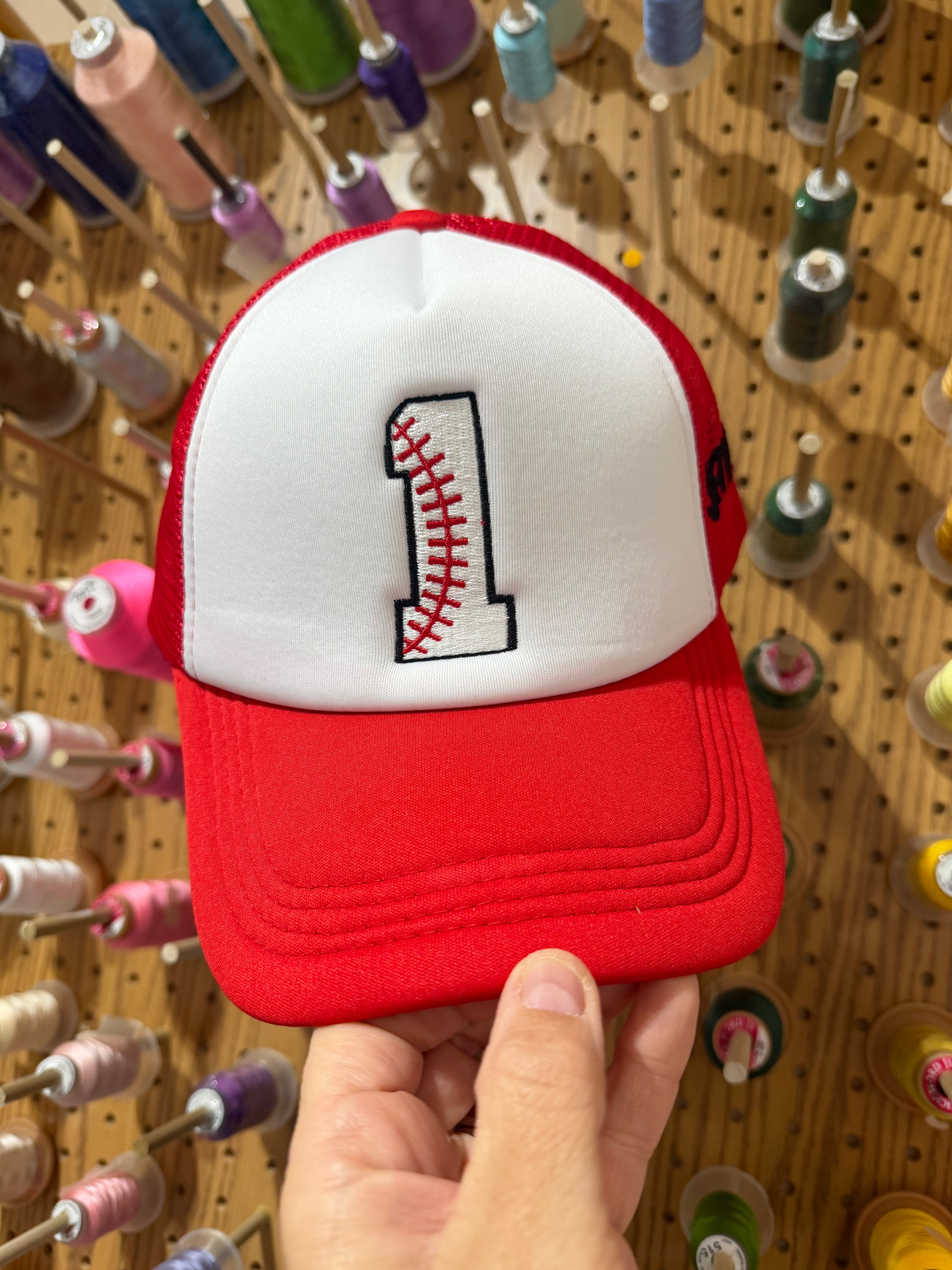 Red Foam Trucker Hat