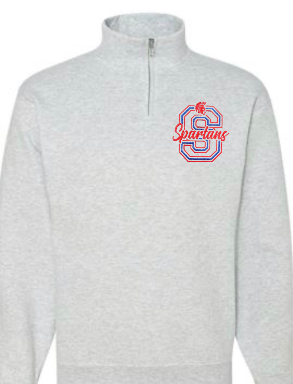 Spartans  1/4 zip sweatshirt