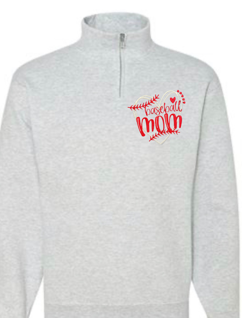 Baseball Mom 1/4 zip