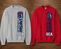 Crewneck Spartans sca down left side