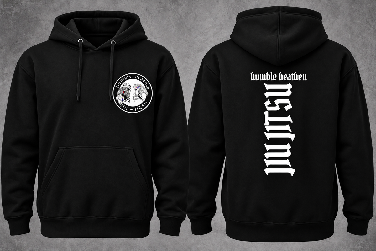 Humble Heathen Classic round logo front HH on back down middle